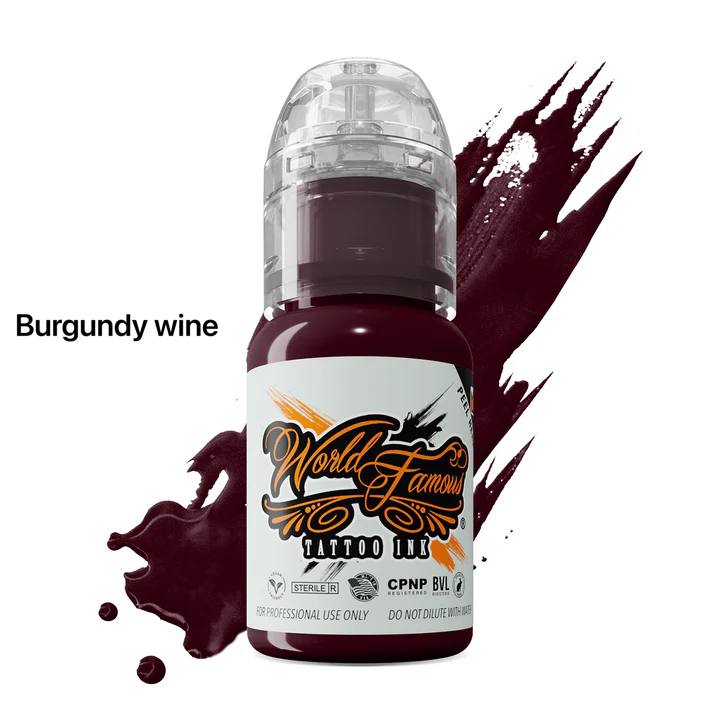 رنگ تاتو ورد فیمس BURGUNDY WINE