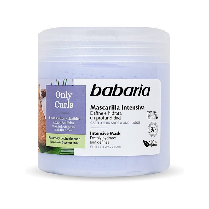 ماسک آبرسان عمیق مو باباریا مدل Only Curls مناسب موهای فر و مجعد