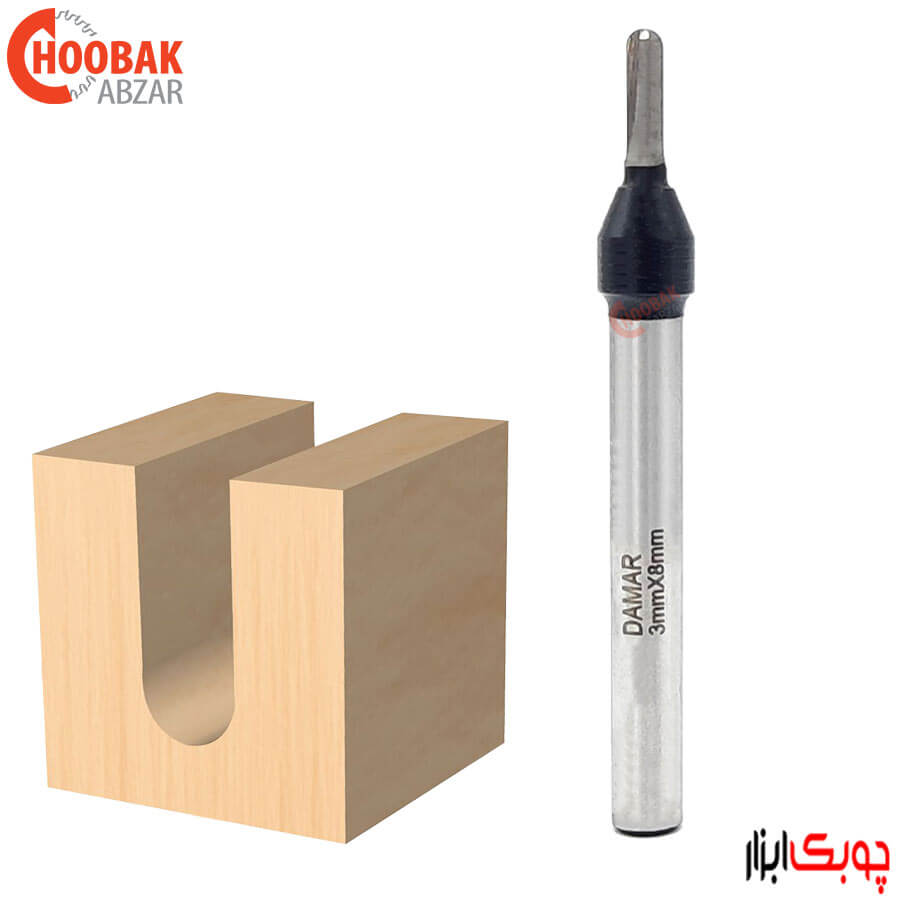تیغ شیار انگشتی دامار R1.5 کد DM-S070306