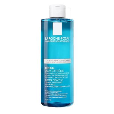 شامپو مو تسکین دهنده کریوم لاروش پوزای Kerium soothing shampoo La Roche-Posay