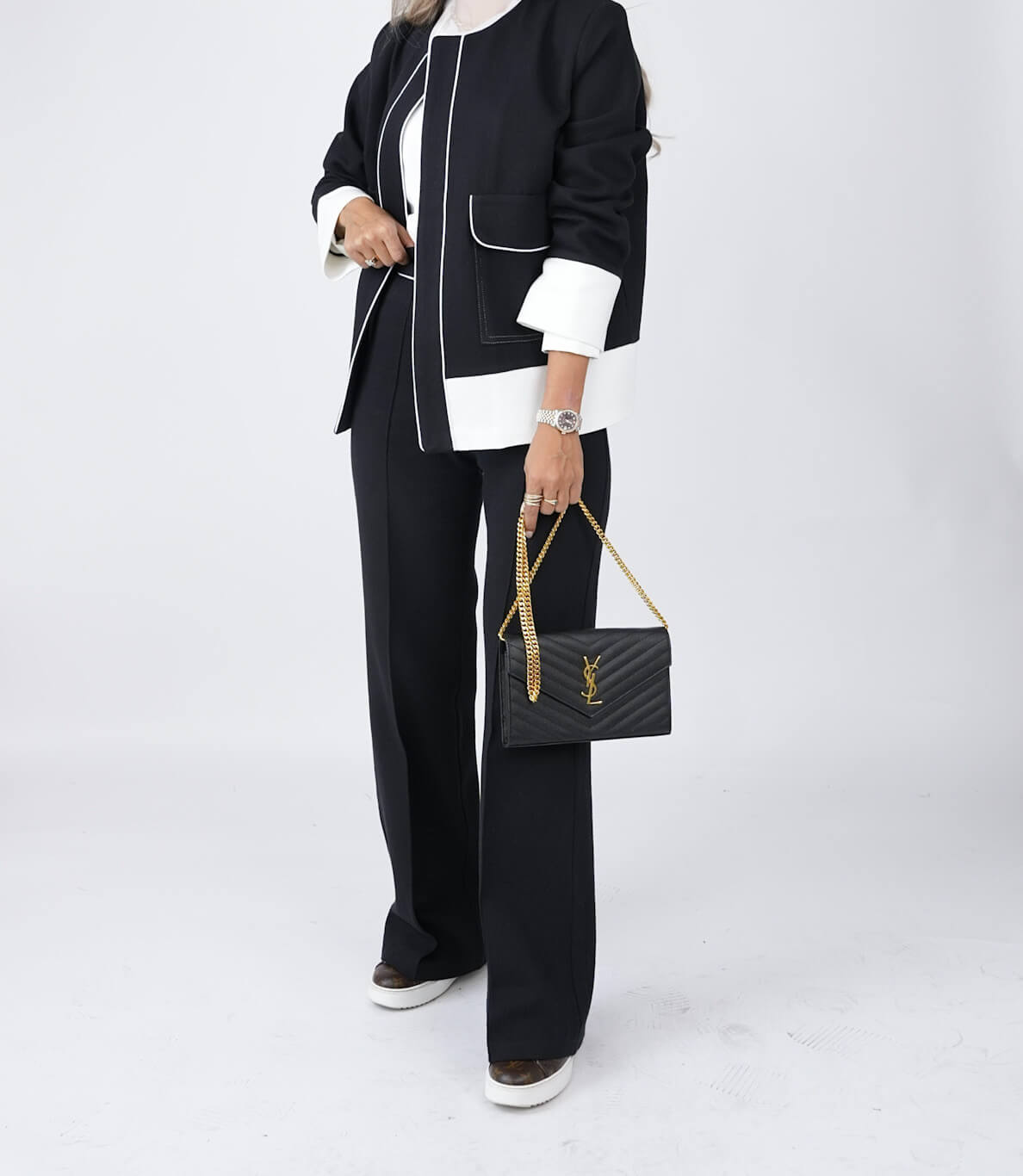 coat tak black milan