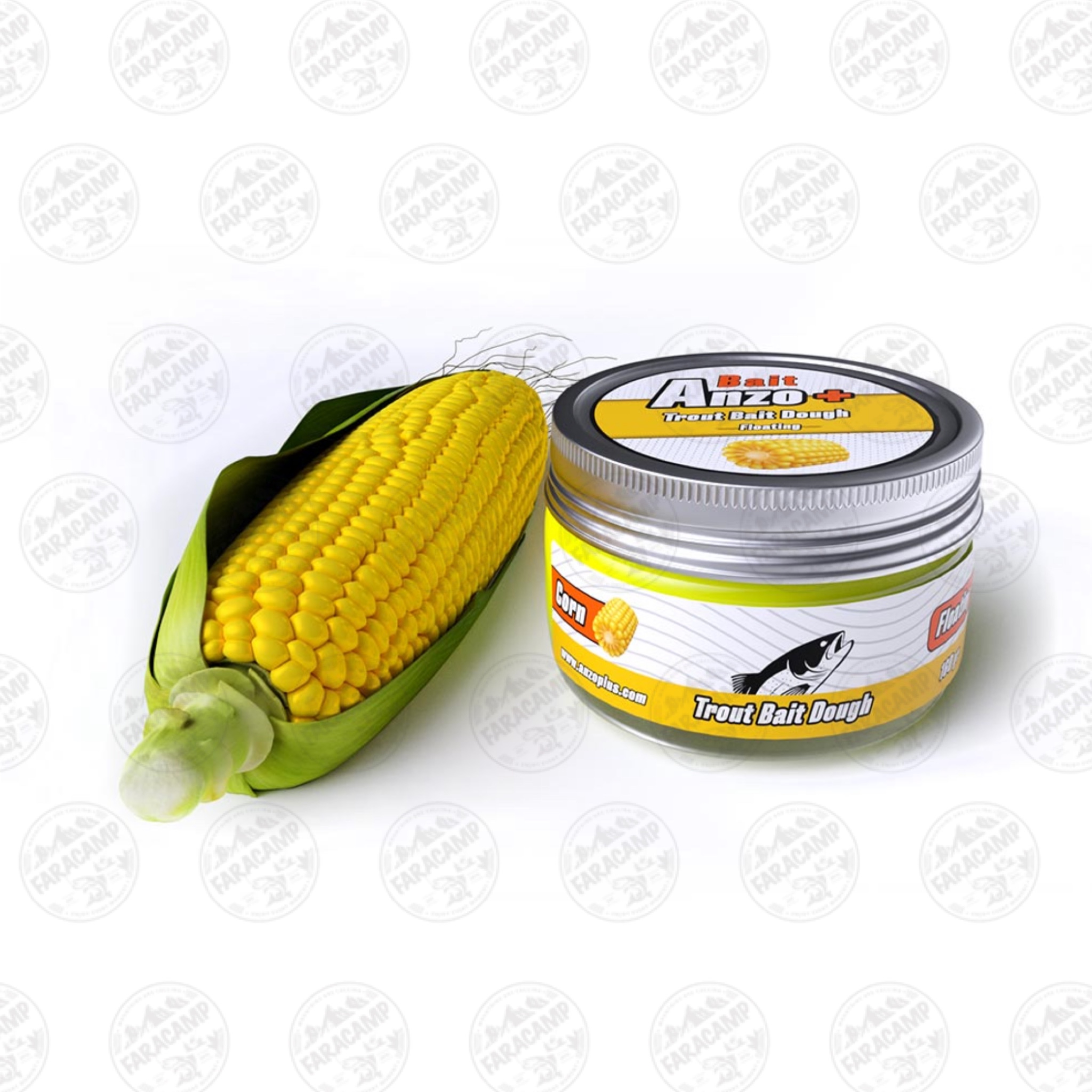 خمیر قزل آلا ذرت شیرین (Anzo Bait)