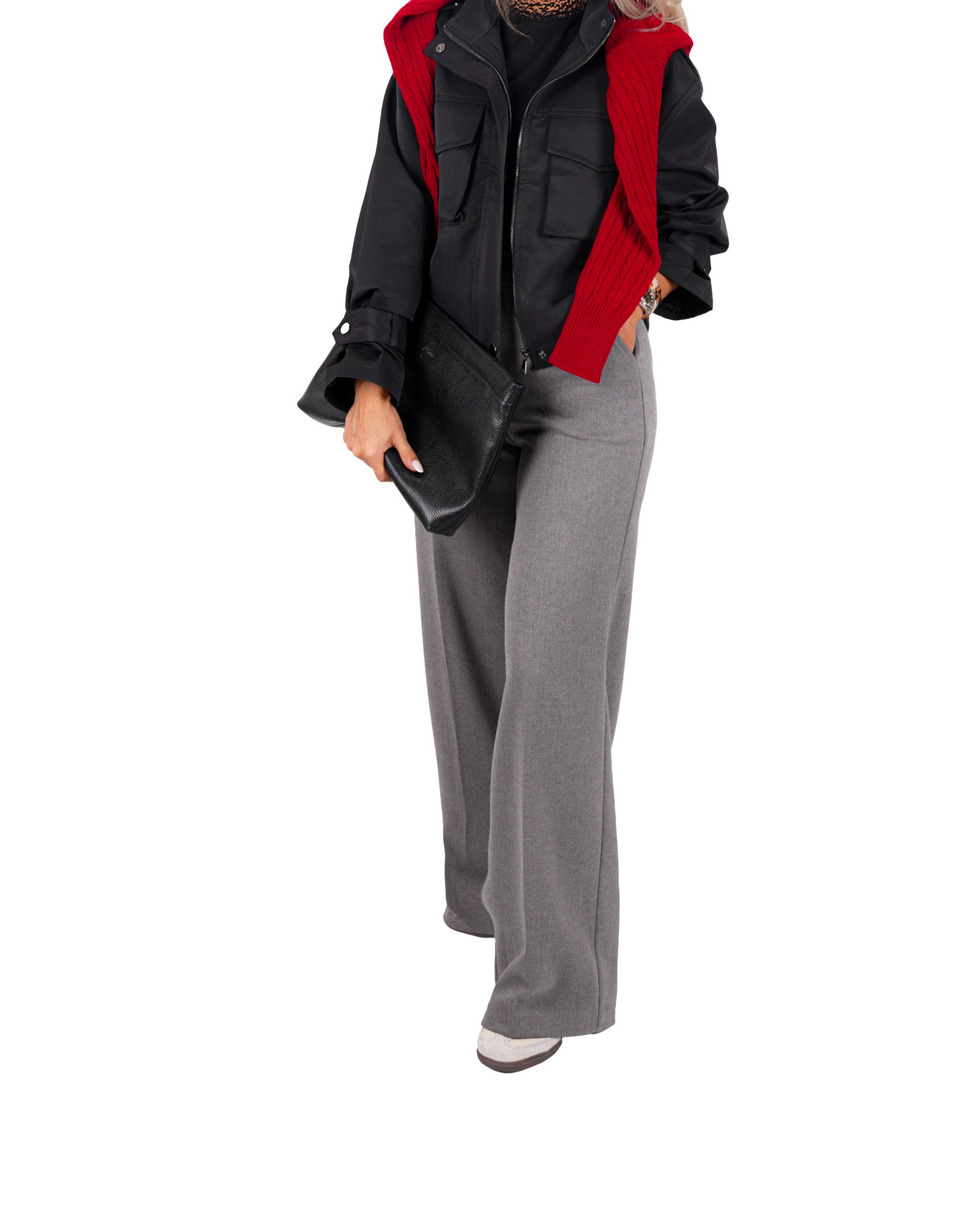 Coat Viny Black