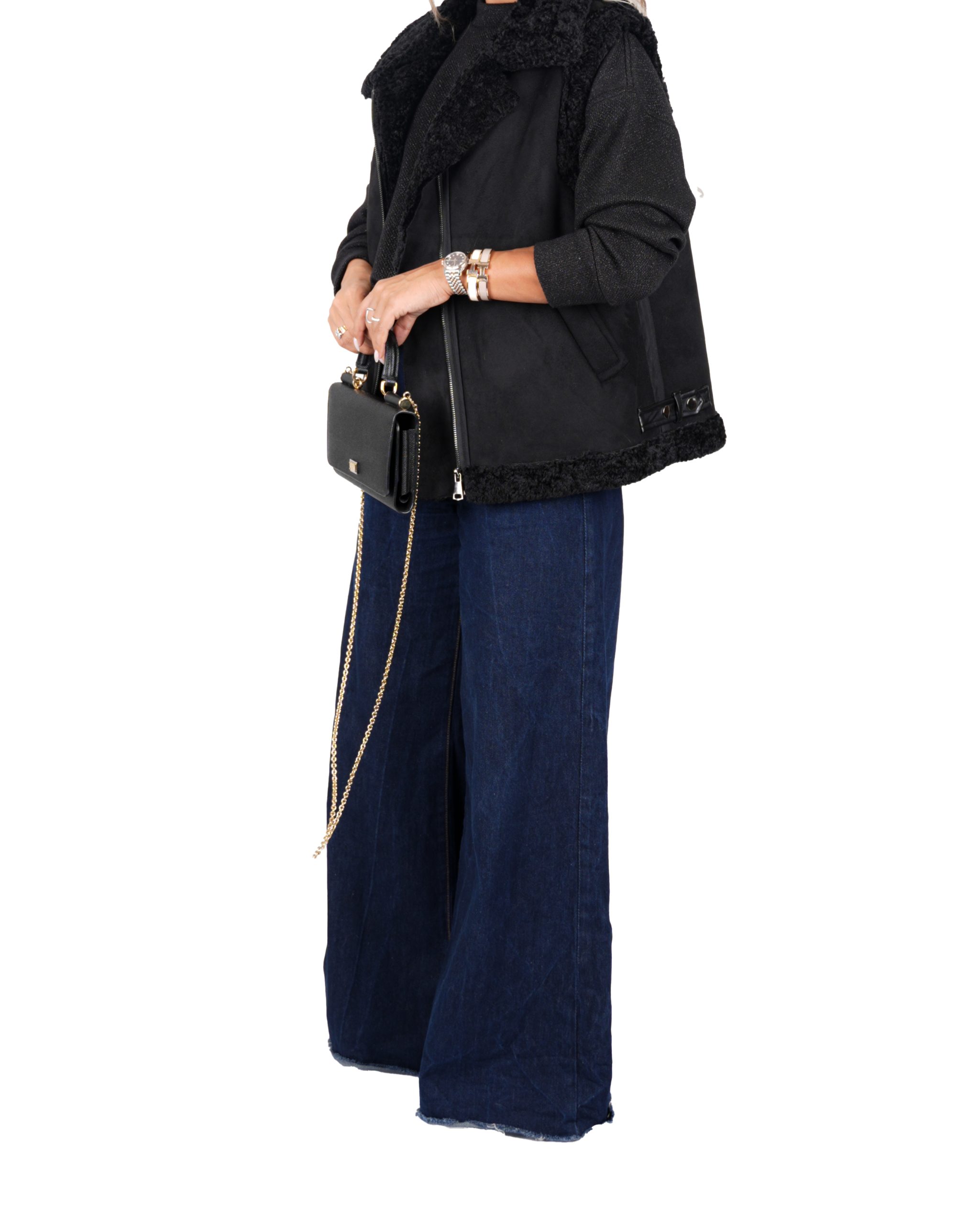 Vest Ewe Black