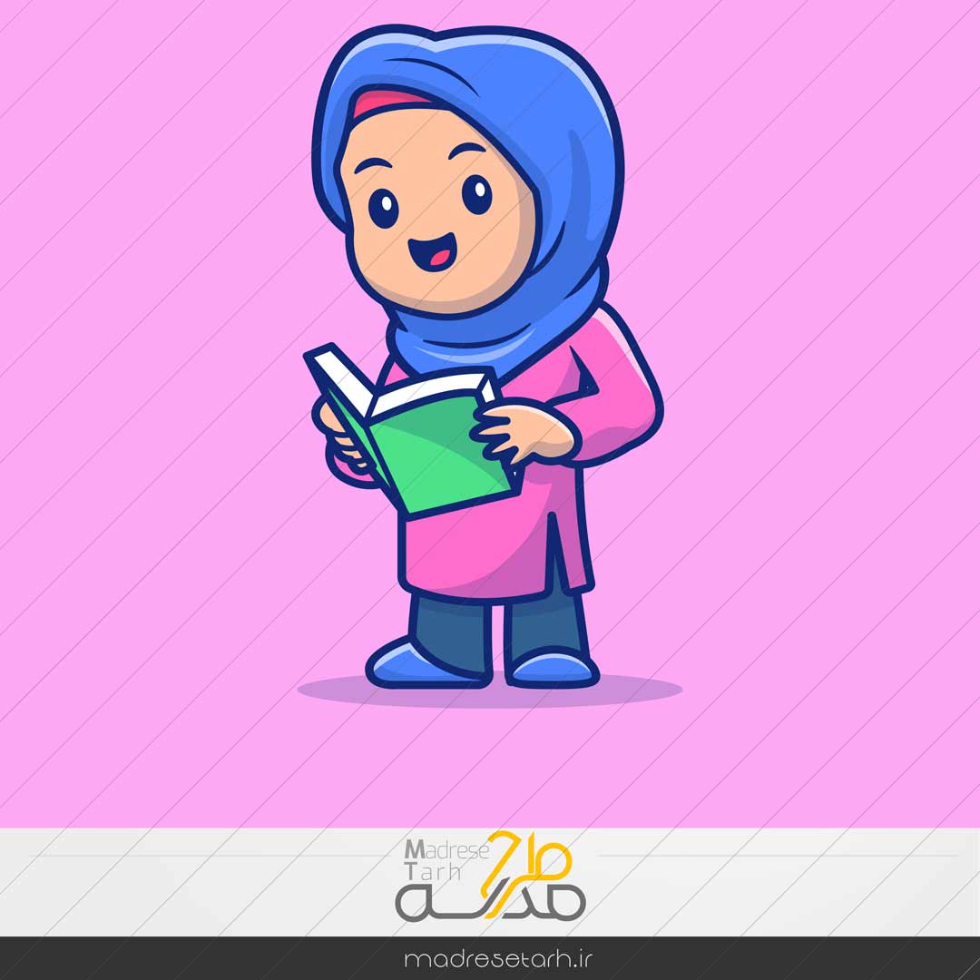 کاراکتر دختر باحجاب
