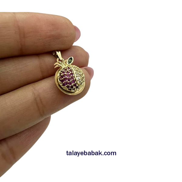 آویز انار نگین دار 001