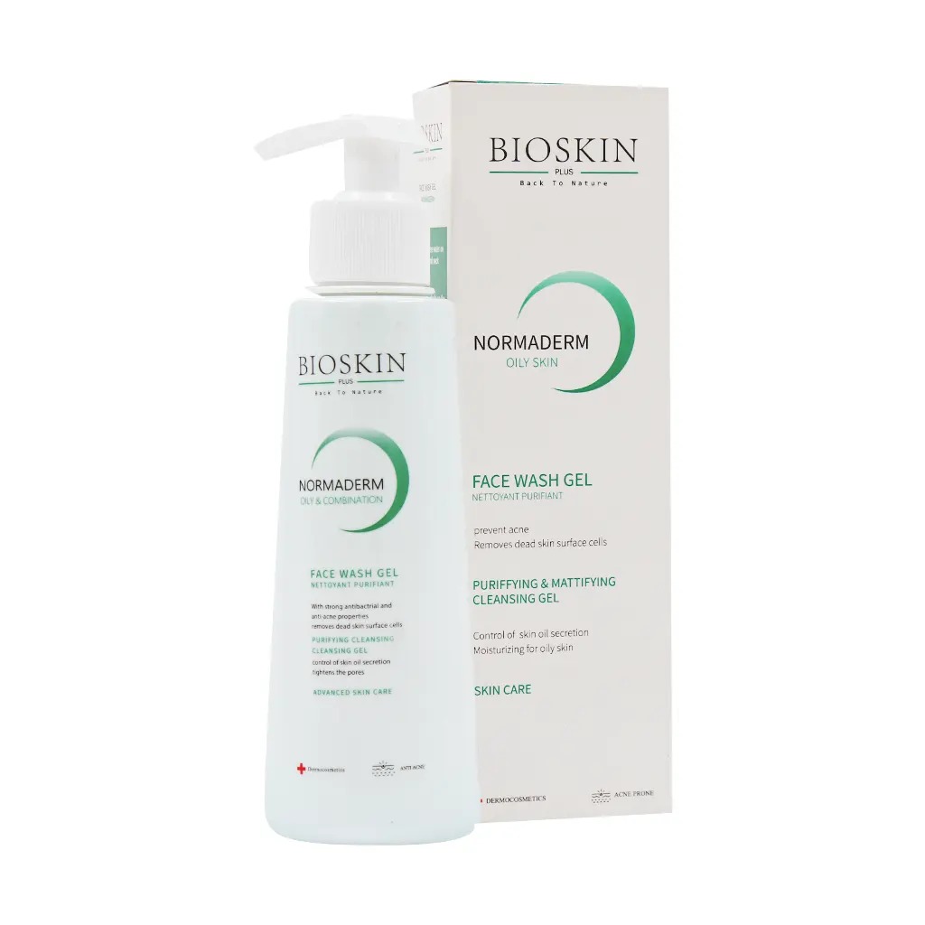 ژل شستشوی صورت پوست چرب بایو اسکین پلاس Bio Skin Plus Face Wash Gel For Oily Skin 200 ml