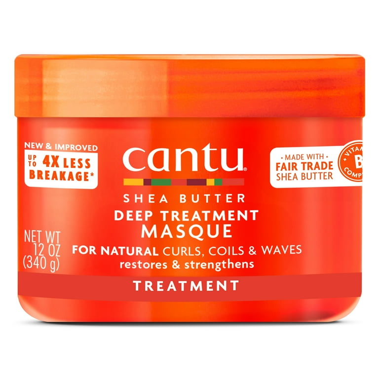 ماسک مو درمانی موی فر شی باتر کانتو Cantu DEEP TREATMENT HAIR MASQUE with Shea Butter for Natural Hair 340ml