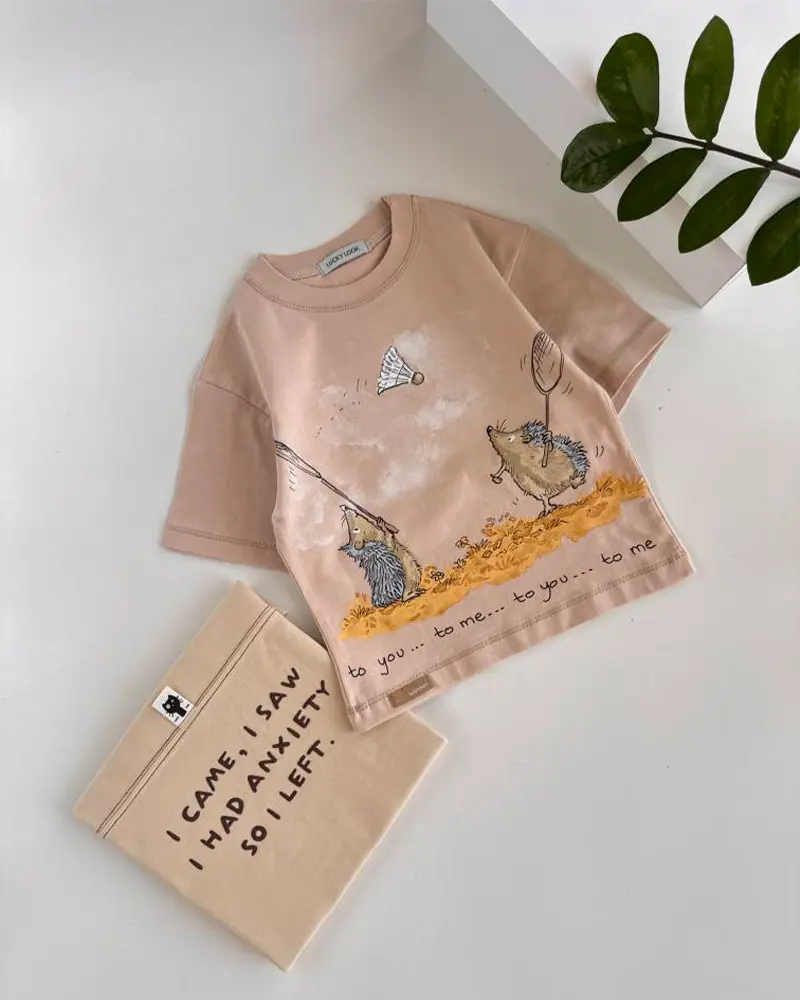 تیشرت جوجه تیغی LUCKYLOOK