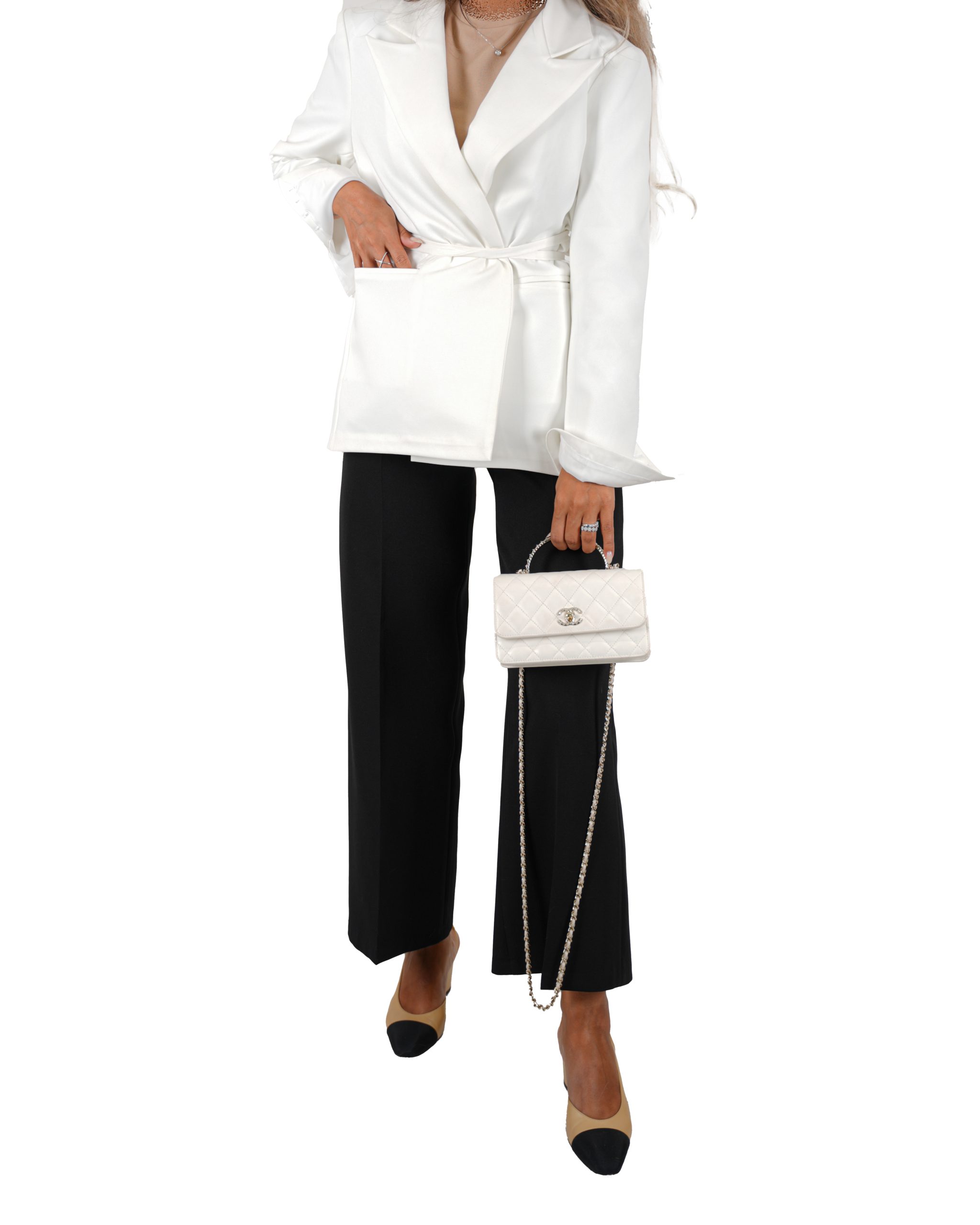 Coat Ayla white