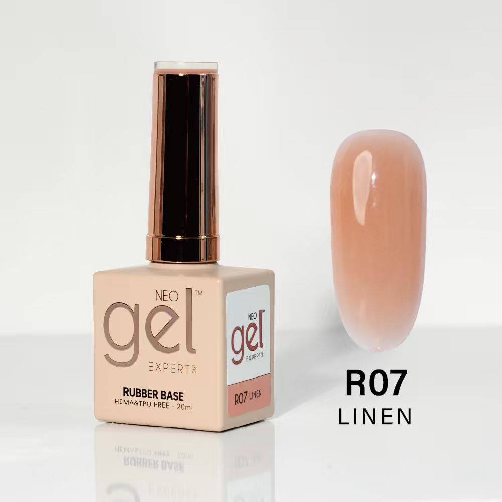 رابر بیس هلویی Linen- برند neo gel کد R07