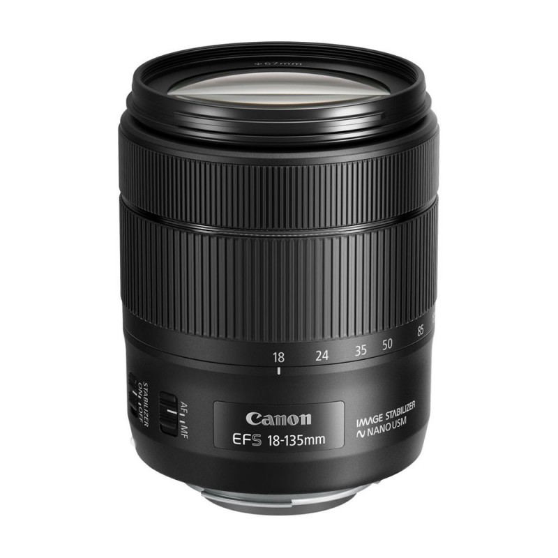 لنز کانن Canon 18-135mm EF-S F/3.5-5.6 IS USM با جعبه اصلی