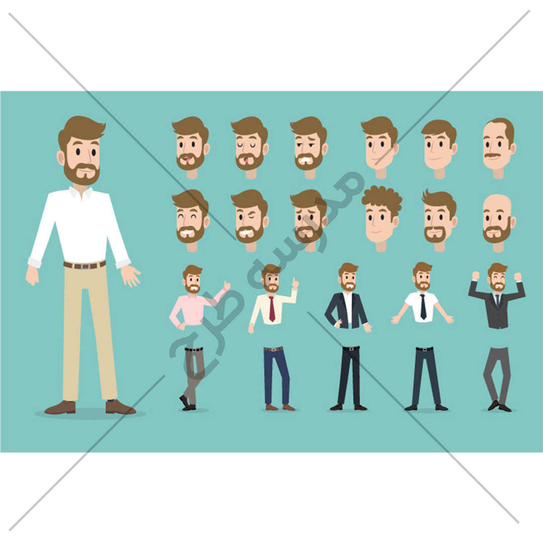 وکتور کاراکتر پدر