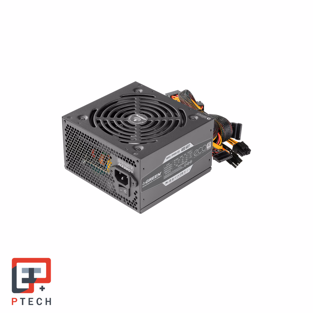 منبع تغذیه کامپیوتر گرین مدل GP400A-ECO Rev3.1