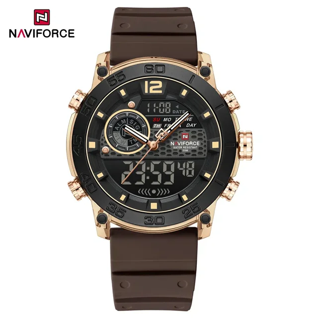 ساعت مچی مردانه اورجینال برند نیویفورس nf6104 rgyce naviforce