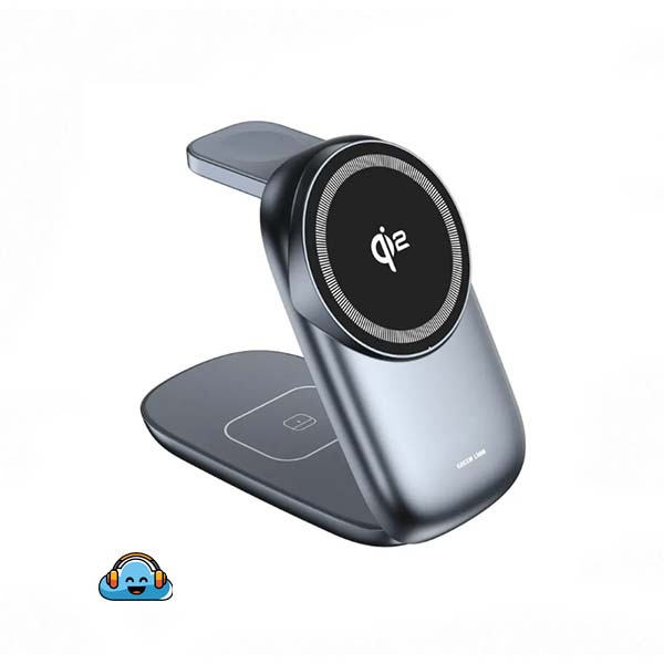 استند شارژ وایرلس سه کاره گرین لاین مدل GWC-10