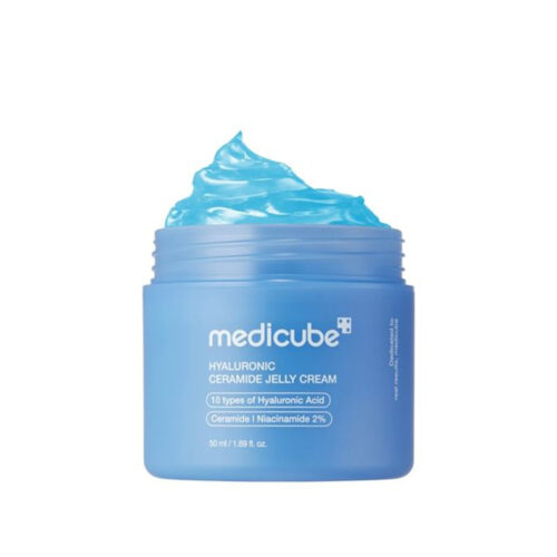 ژل کرم هیالورونیک اسید و سراماید مدی کیوب 50 میل Medicube Hyaluronic Ceramide Jelly Cream