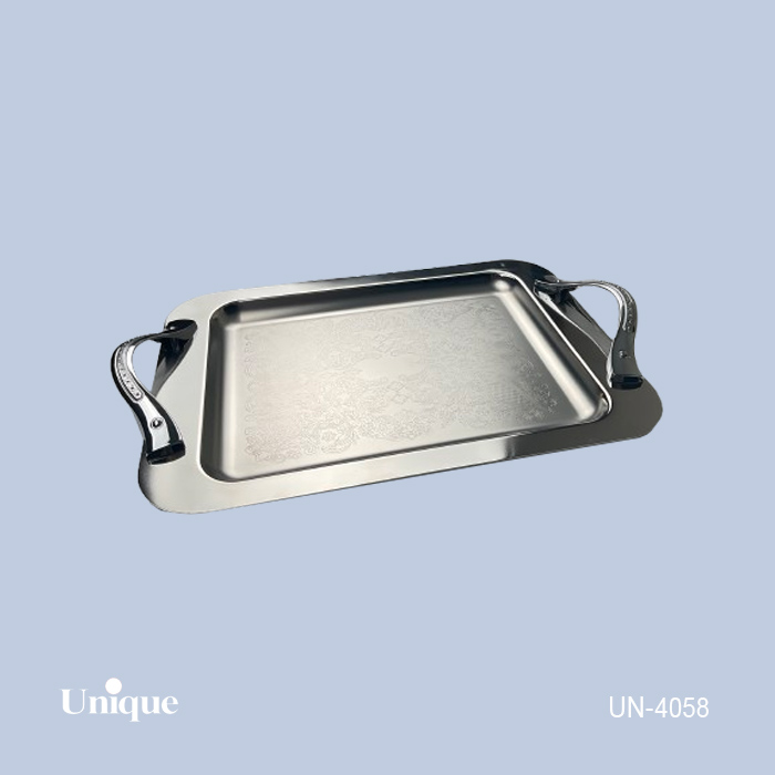 سینی کوچک استیل بدون پایه یونیک کد UN-4058