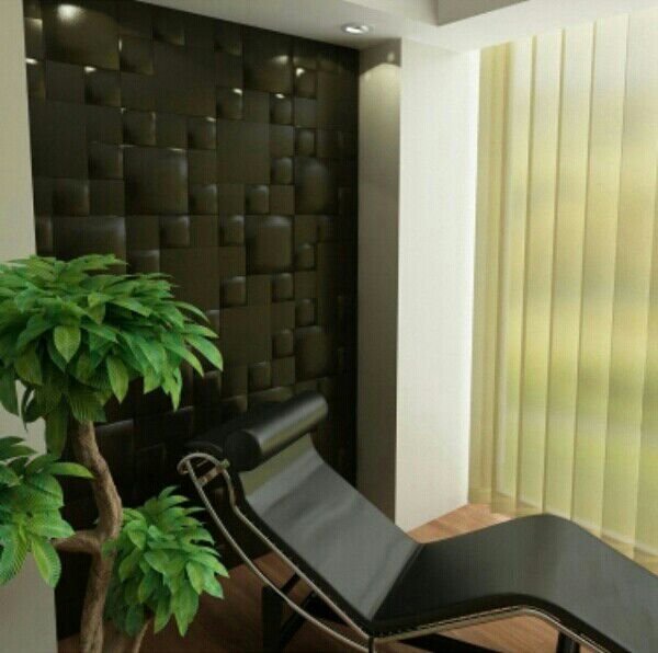 دیوارپوش چرمی و پارچه ای طرح Envi