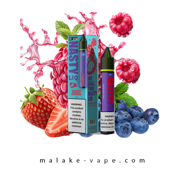 جویس توت فرنگی تمشک بلوبری نستی Nasty LIQ 108 Blueberry Raspberry Strawberry 60ML