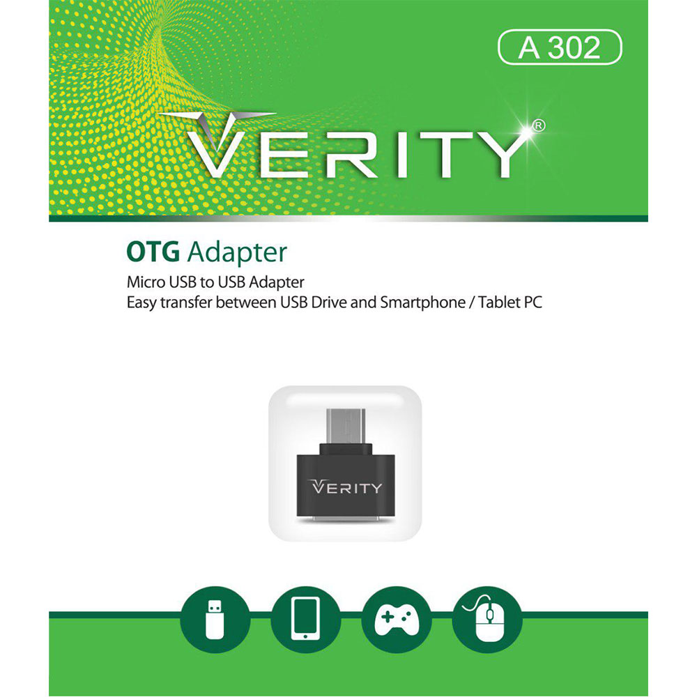 مبدل OTG به microUSB وریتی مدل A302