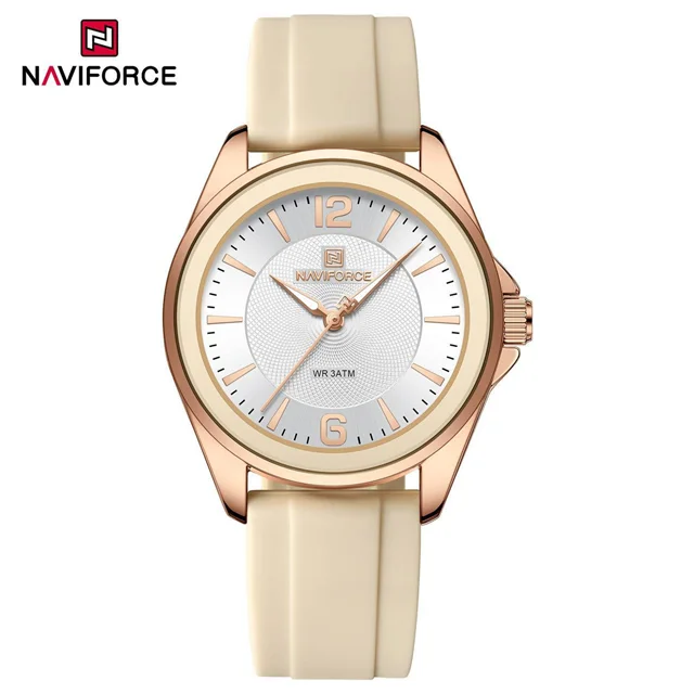 ساعت مچی زنانه naviforce مدل NF5068 rgwbg