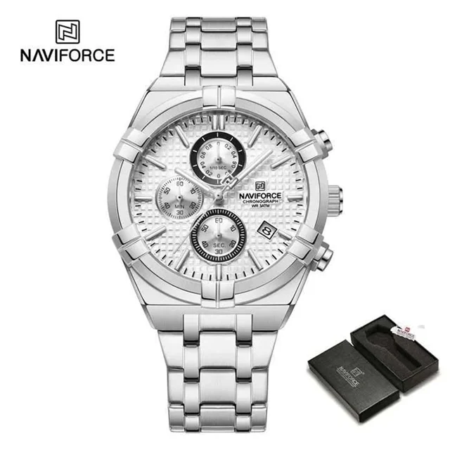 ساعت مچی مردانه نیوی فورس Naviforce NF 8042 S/W/