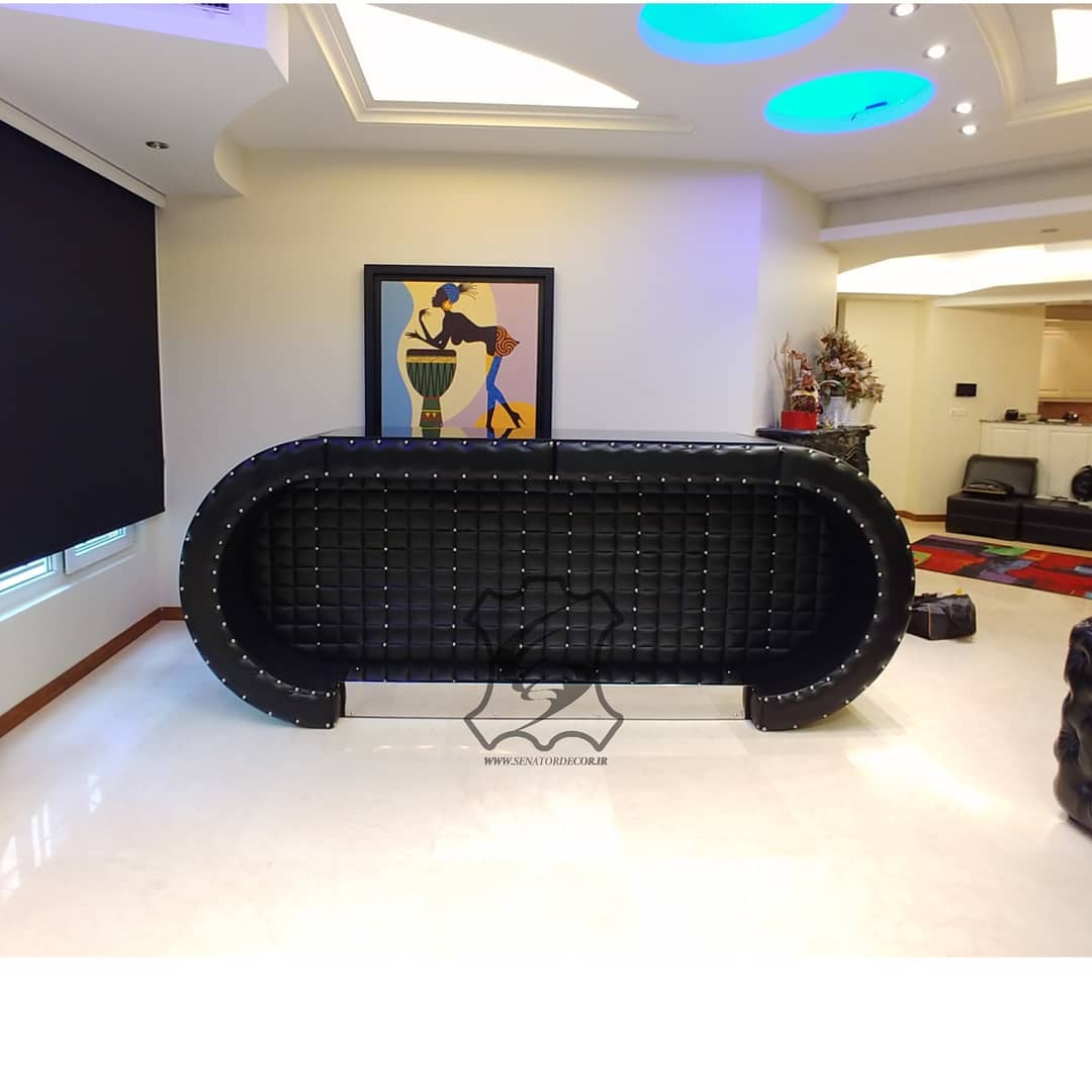 میز بار چرمی سفارشی سناتور دکور