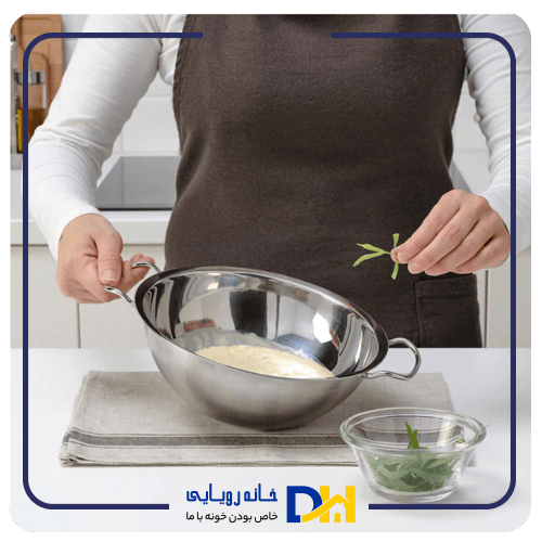 کاسه و بخارپز استیل ایکیا