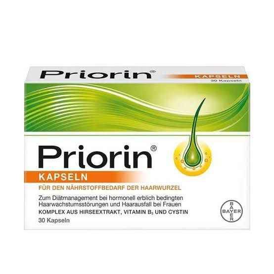 کپسول پرورین Priorin اورجینال ۱۲۰ عددی | مکمل تقویت و سلامت مو