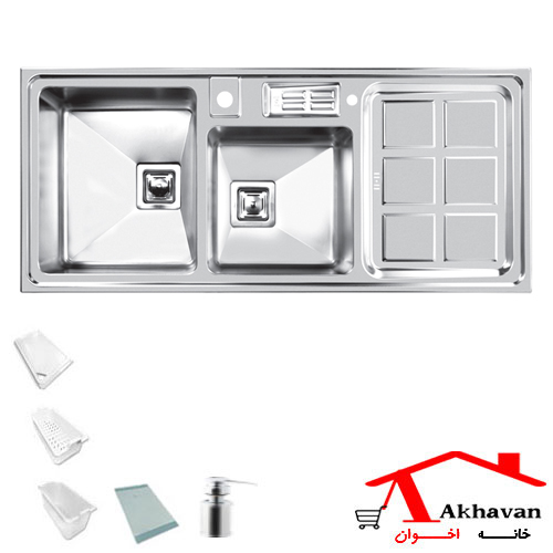 سینک ظرفشویی توکار کد 318 اخوان