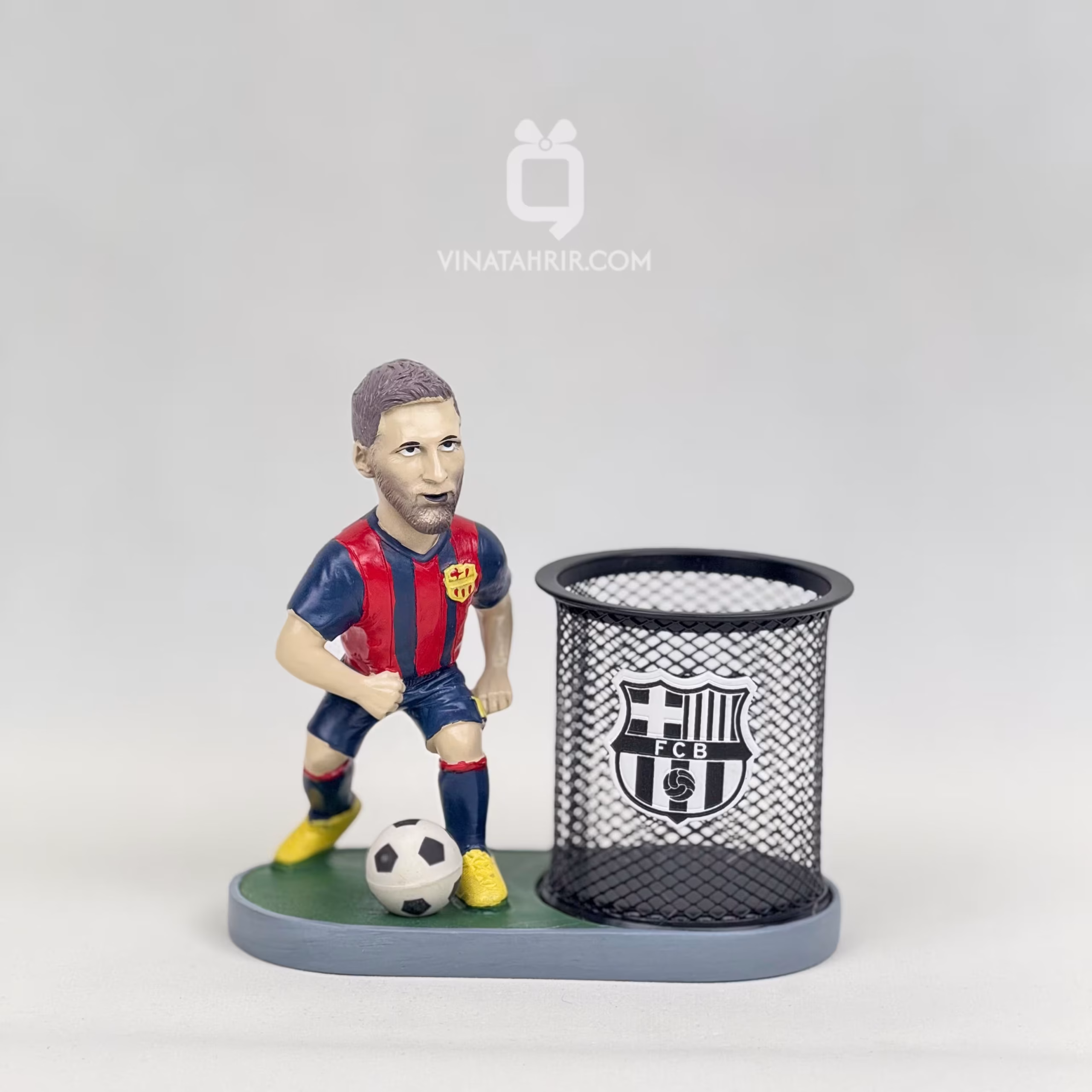 جاقلمی فانتزی مسی (Lionel Messi) - طرح بارسلونا + دکوری رومیزی
