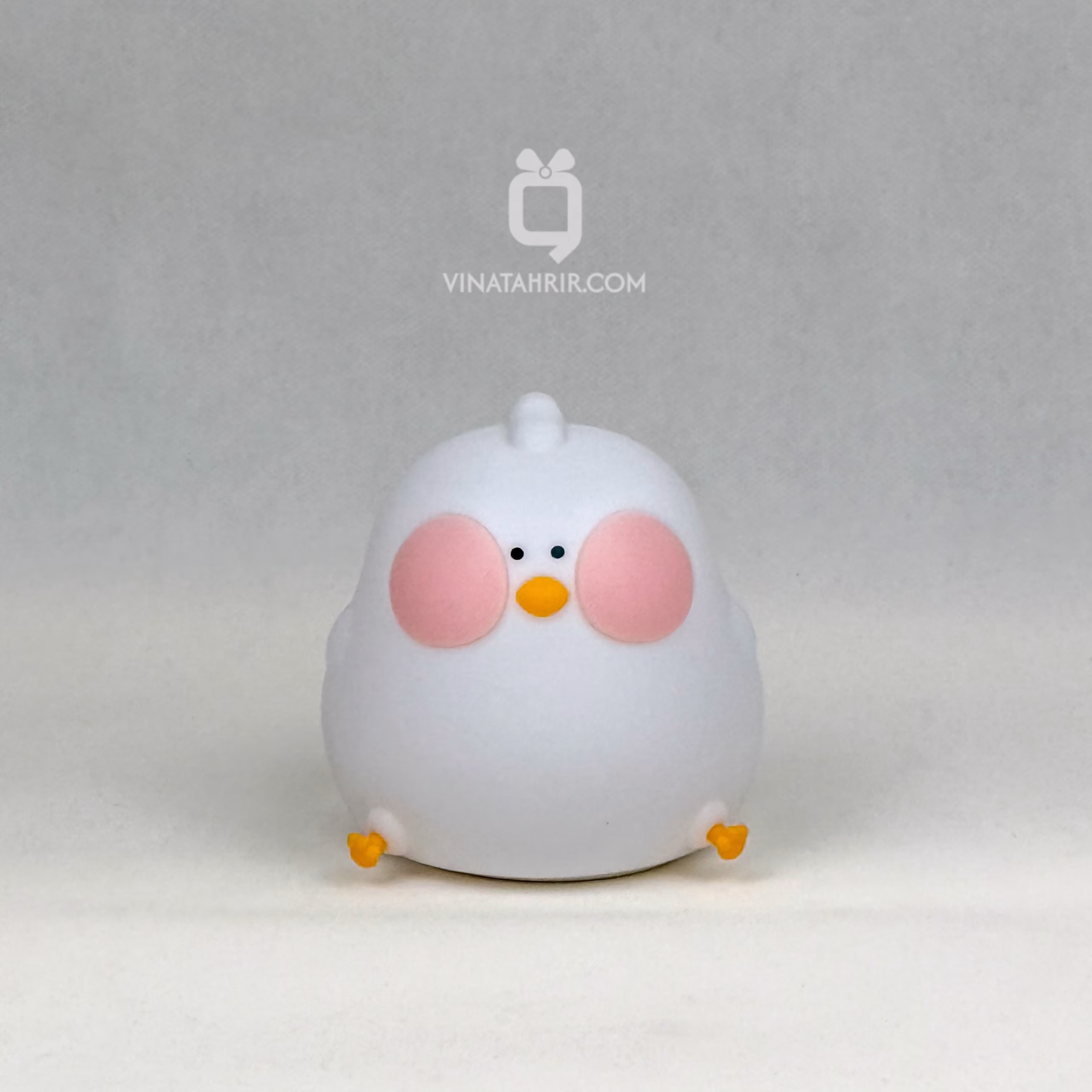 چراغ خواب سیلیکونی جوجه لپ گلی (Blushing Chick): شبخواب لمسی
