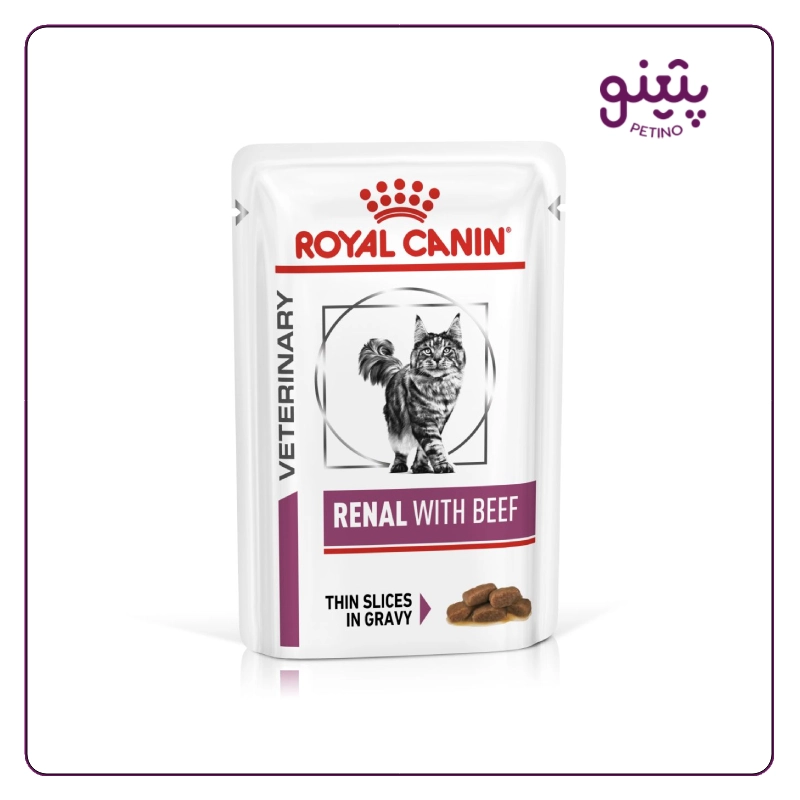 پوچ گربه رنال رویال کنین با طعم گوشت گاو