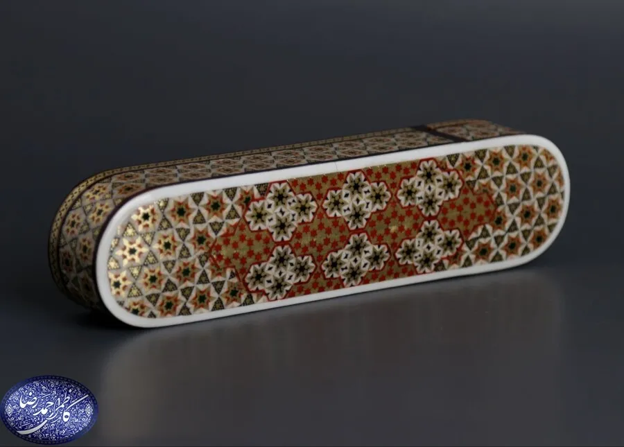 قلمدان خاتم کاری صلیبی کاظمی