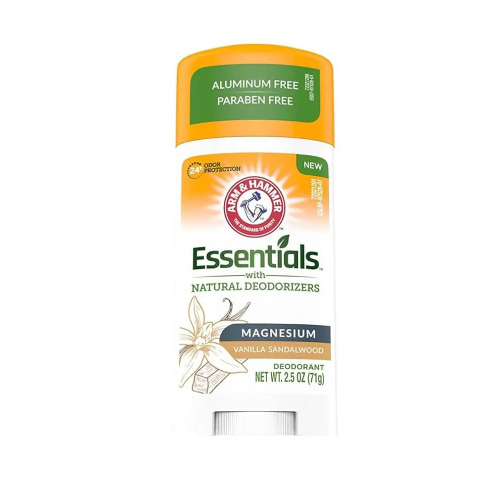 مام ژله‌ای صابونی Arm &amp; Hammer Essentials Magnesium Vanilla Sandalwood 71g