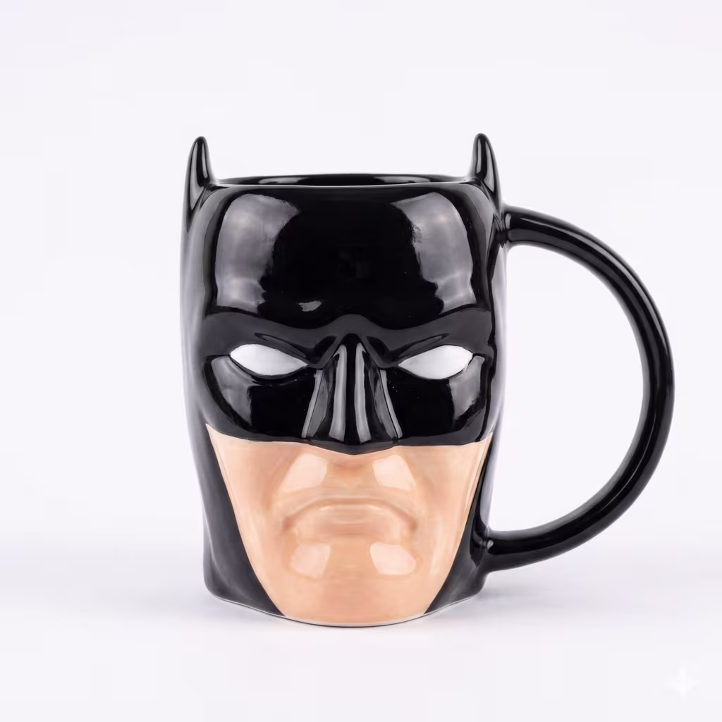 ماگ سرامیکی سه بعدی طرح بتمن (Batman) مدل فانتزی کلکسیونی