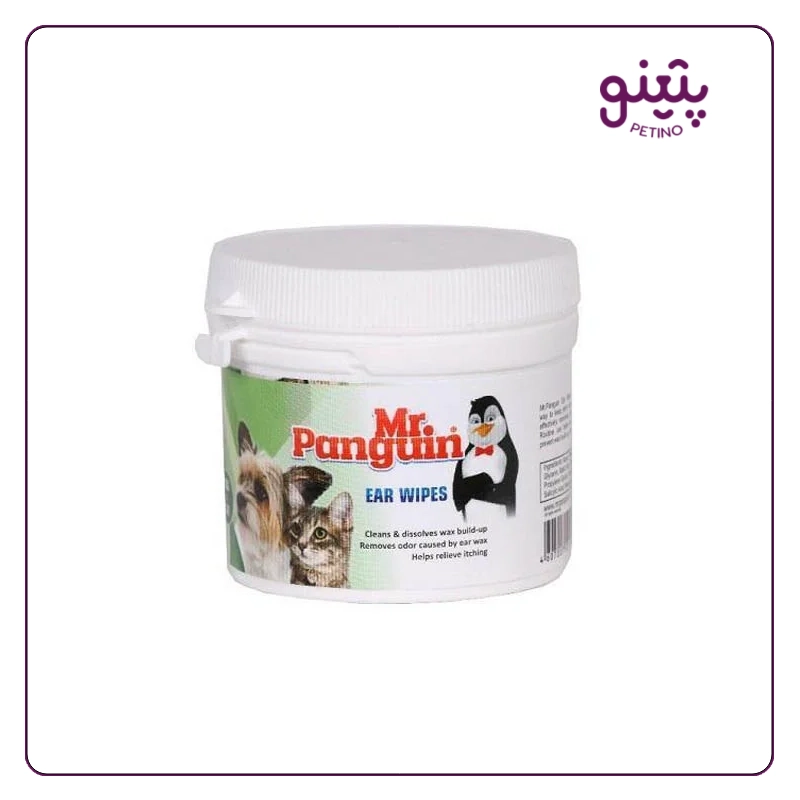 پد تمیز کننده گوش سگ و گربه مستر پنگوئن