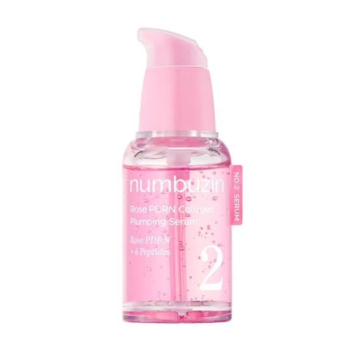 سرم حجم دهنده PDRN و کلاژن رز نامبوزین 30 میل – numbuzin – No.2 Rose PDRN Collagen Plumping Serum