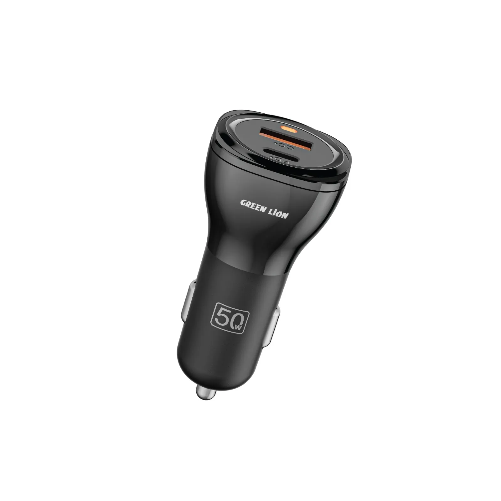 GREEN LION | شارژر فندکی دو پورت Dual Port Car Charger 50W (PD 30W + QC 20W) گرین لاین