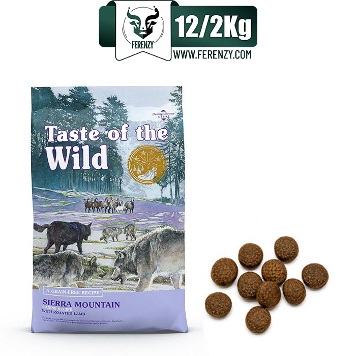 غذای خشک سگ تیست آف د وایلد طعم بره وزن 12.2 کیلوگرم Taste of the Wild Sierra Mountain