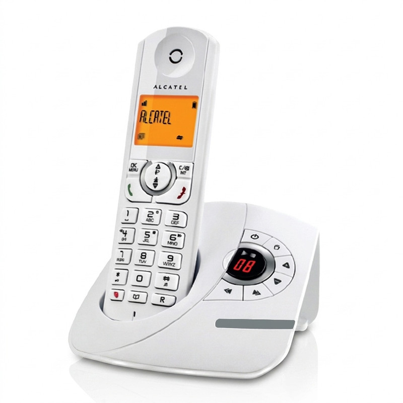 تلفن بی سیم آلکاتل مدل F370 PLUS Voice - سفید