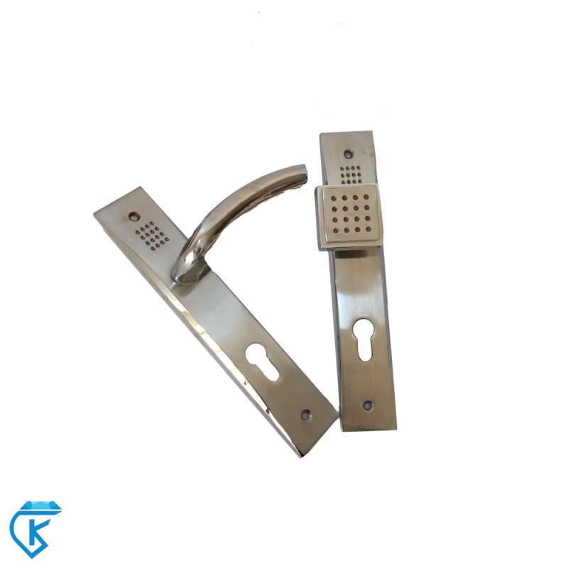 دستگيره تزريقی آپارتمانی استيل خالدار