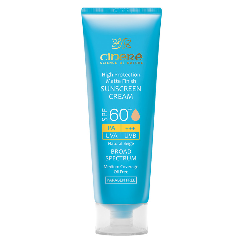 کرم ضدآفتاب بژ روشن سینره SPF60، حجم 50 میلی‌لیتر