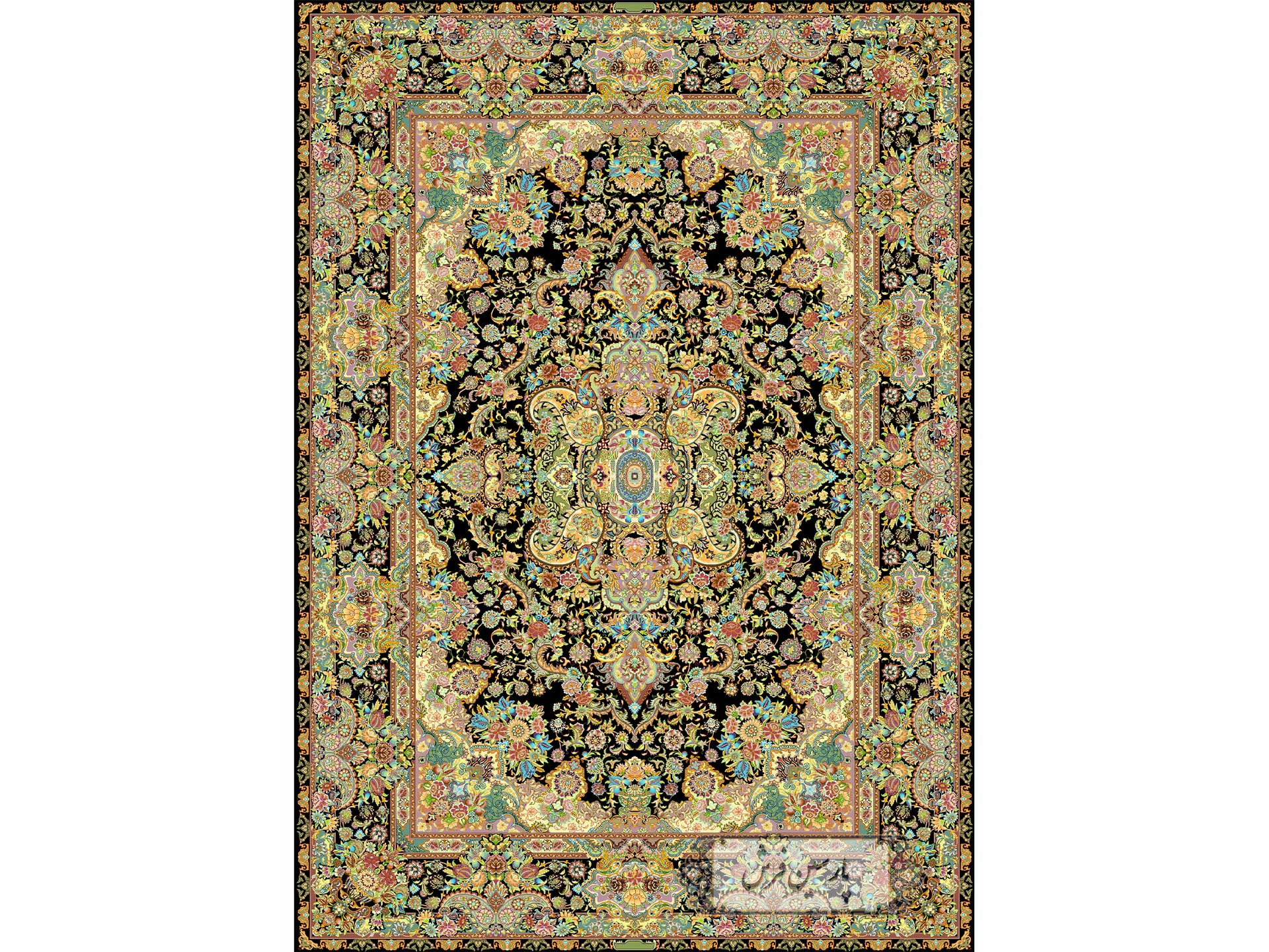 خرید اینترنتی نخ و نقشه قالیچه زیبا - کد NZ2806