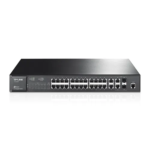سوئیچ مدیریتی 24 پورت 10/100 + 4 پورت گیگ لایه 2 تی پی لینک TL-SL3428