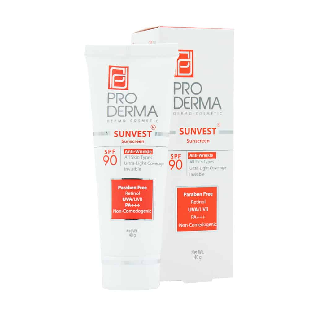کرم ضد آفتاب پرودرما SPF 90 بی رنگ پرودرما حجم 40 میلی لیتر