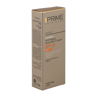 کرم ضد آفتاب جوان کننده بی رنگ پرایم با SPF50 حجم 40 میلی لیتر