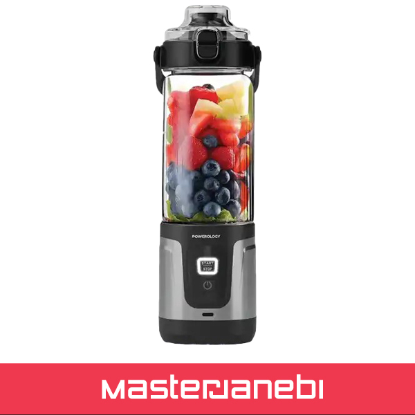 مخلوط کن و بلندر پاورولوژِی Powerology Duomix Portable Blender PWPB27BK