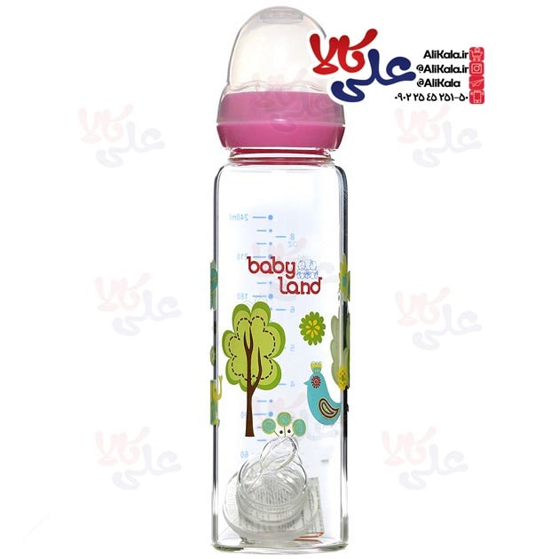 شیشه شیر پیرکس بیبی لند مدل 471/440 ظرفیت 240 میل